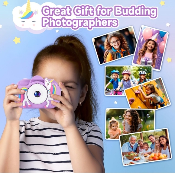 Kids Camera Toys with Memory Card - Picture 2 of 7